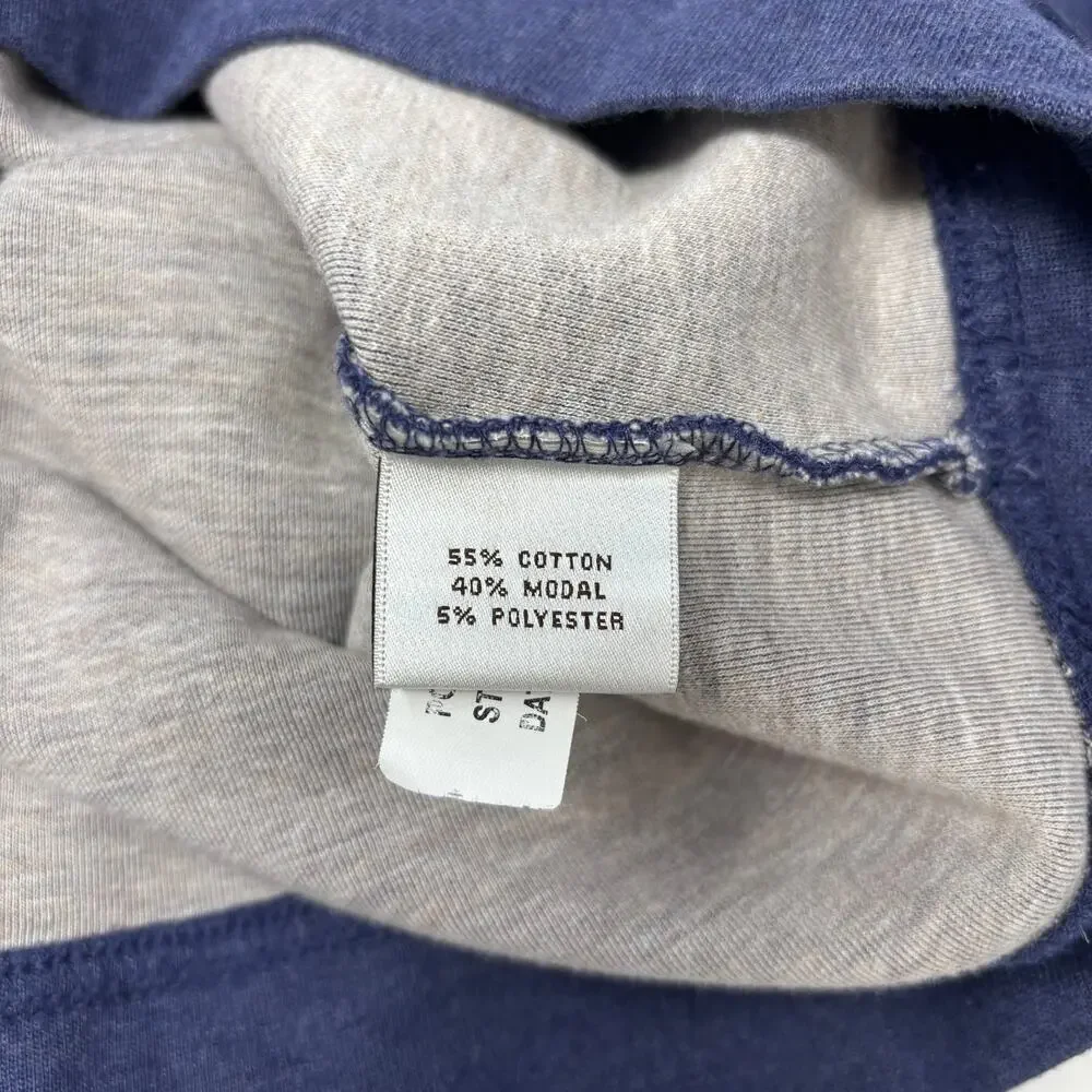 Peter Millar Crown Crafted‎ Mens 2XL Blue 1/4 Zip Long Sleeve Pullover Sweater
